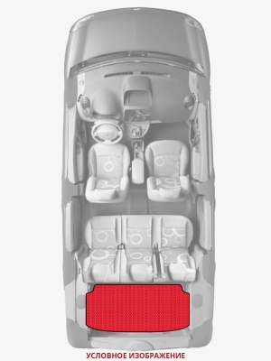 ЭВА коврики «Queen Lux» багажник для Citroen C3 (3G)